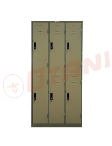 LK-6106 LOCKER  6 DOORS